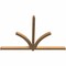 Ekena Millwork Redmond Smooth Timber Gable Bracket, Western Red Cedar, 96"W x 64"H x 3 1/2"D x 3 1/2"F, 16/12 Pitch GBW096X64X0404RED00SWR - alternate 4